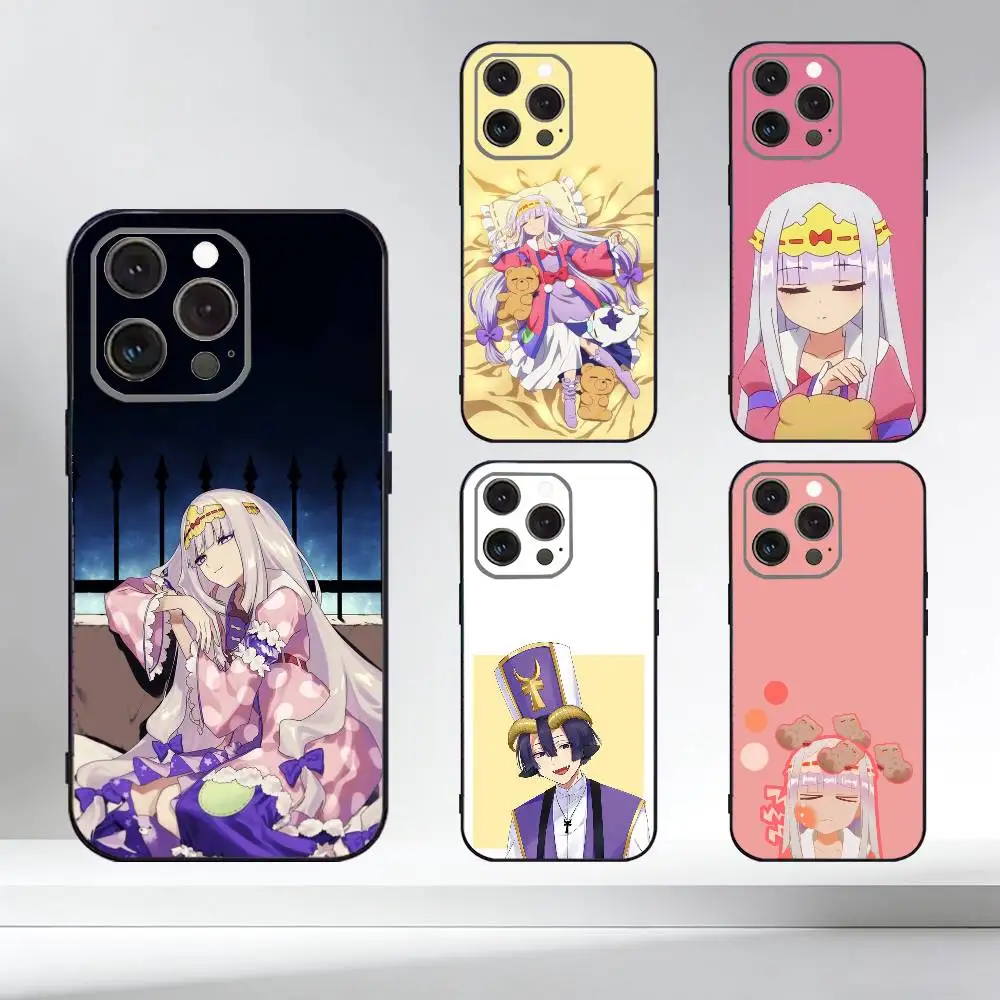 

S-Sleepy Demon C-Castle Phone Case For iPhone 17,16,15,14,13,12,11 Plus,Pro Max,XS,Soft Silicone Black Cover