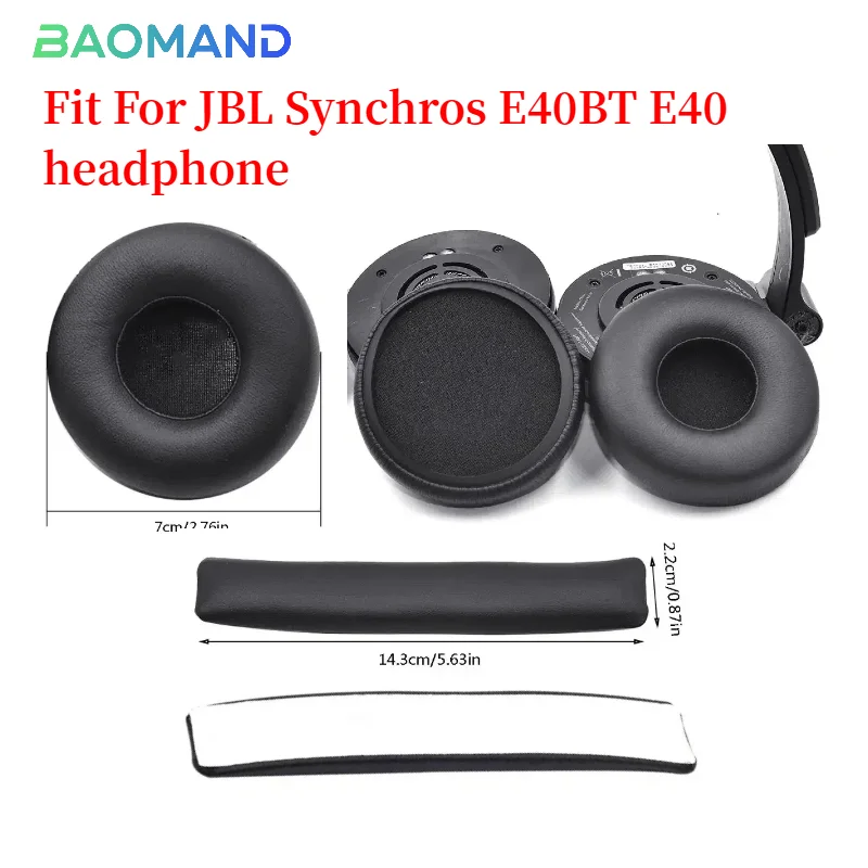 

Replacement Earpads For JBL Synchros E40BT E40 Ear Cushion Headphone Ear Pad