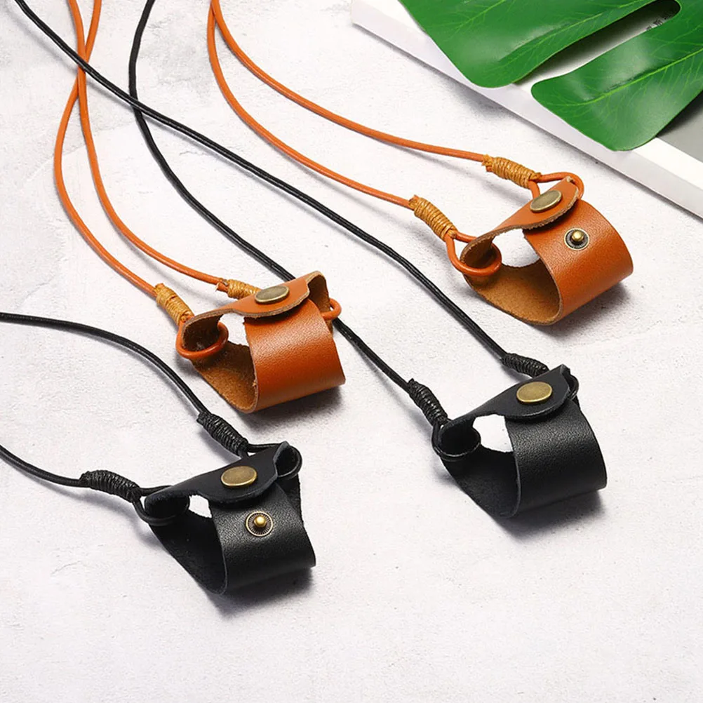 

2Pcs Glasses Rope Eyeglass Chain Brown Black Single Around Neck Strap Lightweight Durable Fashionable Hanging Eyeglasses
