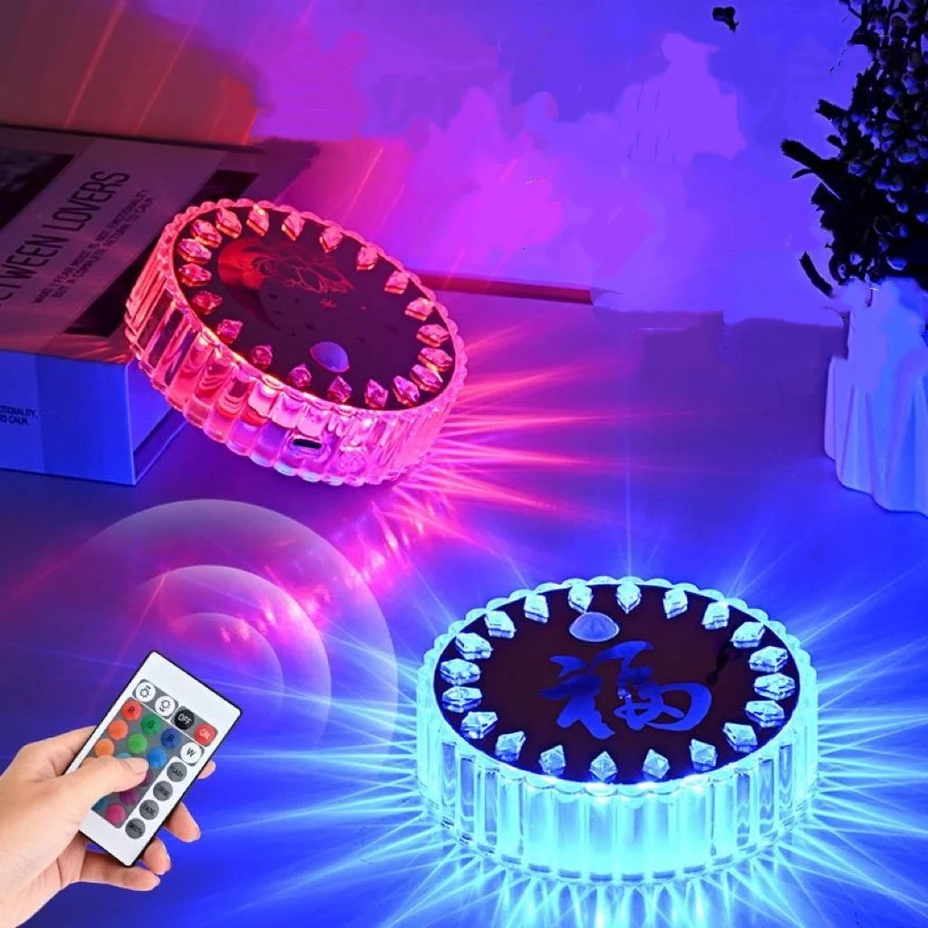 

Беспроводной RGB градиентный настенный светильник с датчиком движения, магнитная наклейка, RGB окружающий свет, USB перезаряжаемый пульт дистанционного управления