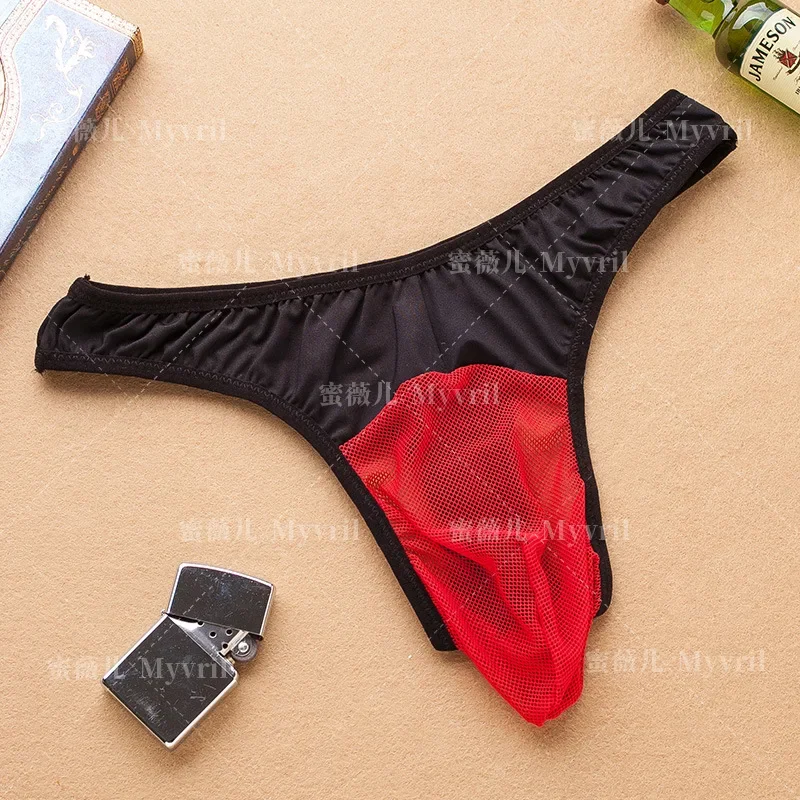 

Эротические стринги Sissy для мужчин, сексуальные сетчатые прозрачные соблазнительные стринги с Т-образной спинкой, трусики с низкой посадкой и выпуклостью, трусики-бикини для геев, порно-стринги