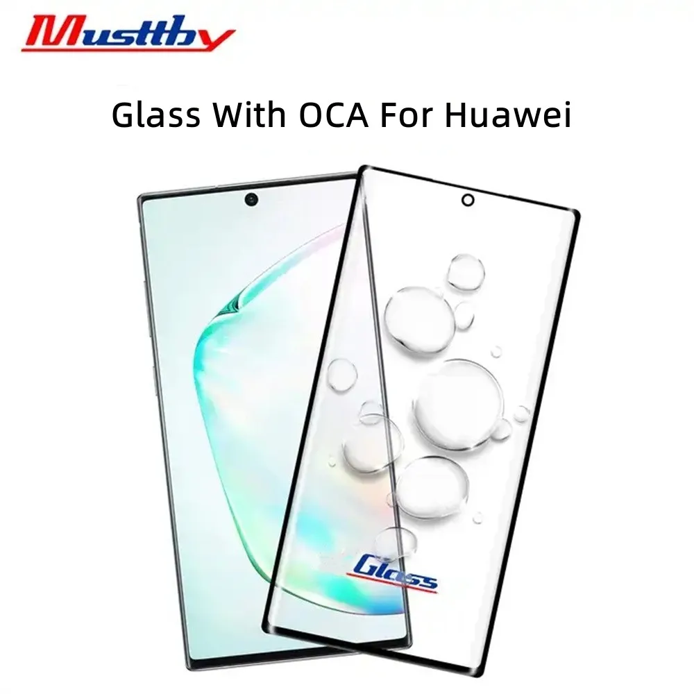 

Стекло Musttby с OCA высокого качества для Huawei Nova 7pro/8/8pro Mate 20pro/30pro/40/40pro/40pro plus P30/P40/P50 Pro, 5 шт.