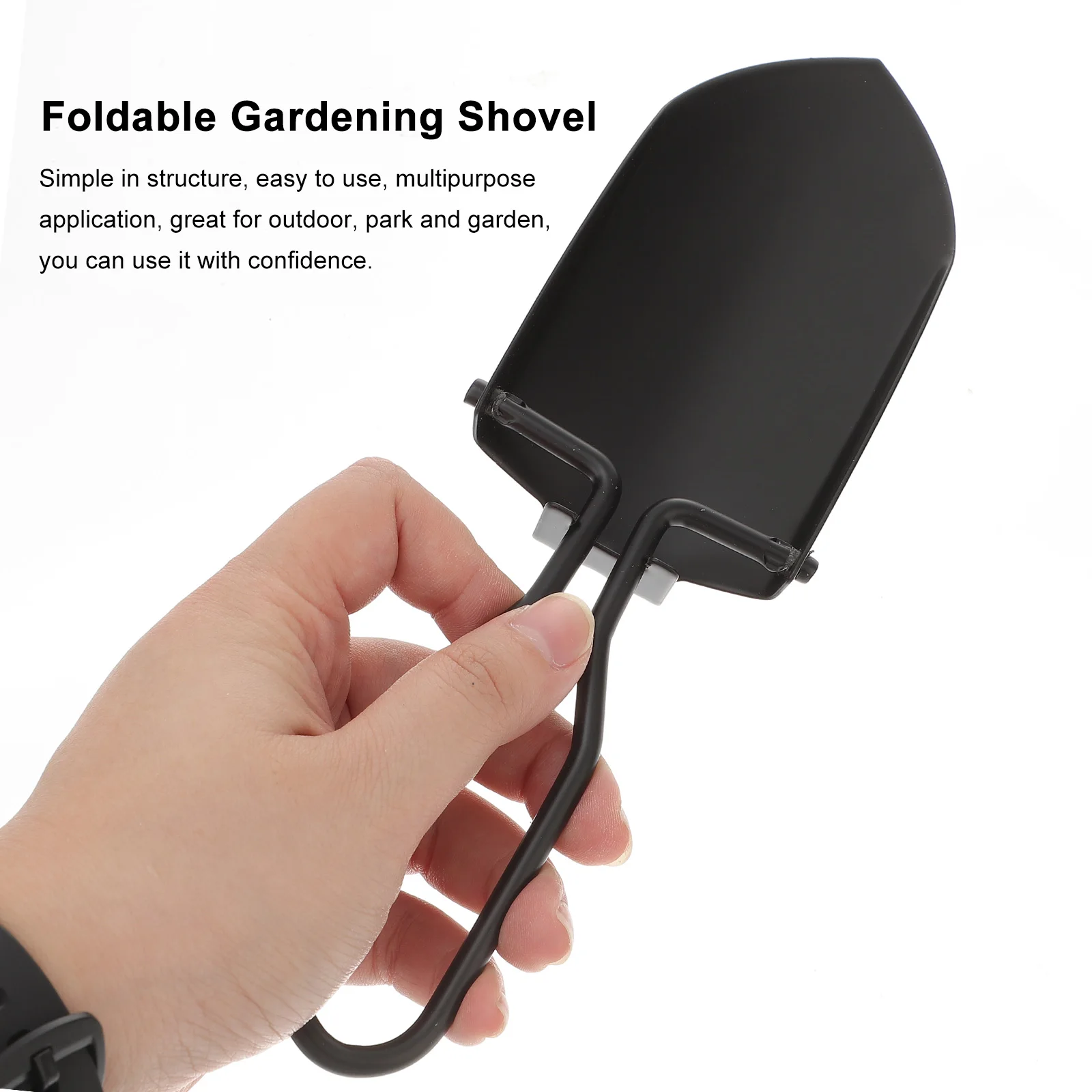 

Portable Stainless Steel Foldable Gardening Shovel Travel Tools Small Volume Outdoor Park Garden Multipurpose Smooth