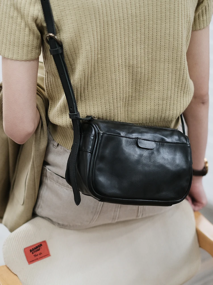 weekend party luxury vegetable tanned cowhide women's crossbody bag outdoor fashion casual genuine leather female shoulder bag