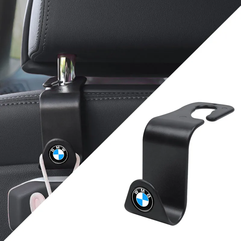 2Pcs Portable Car Seat Back Hooks Auto Accessories For BMW Performance F30 F20 GT F10 E46 E36 E91 E30 E34 E53 E61 X7 E28 E90 E60