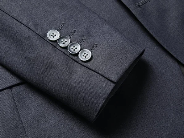 2026 Hochwertiger Herrenanzug in Unifarbe für Smart Casual Business, Hochzeit, Bankett, Bräutigam, Trauzeuge, Modetrend – Detail 32