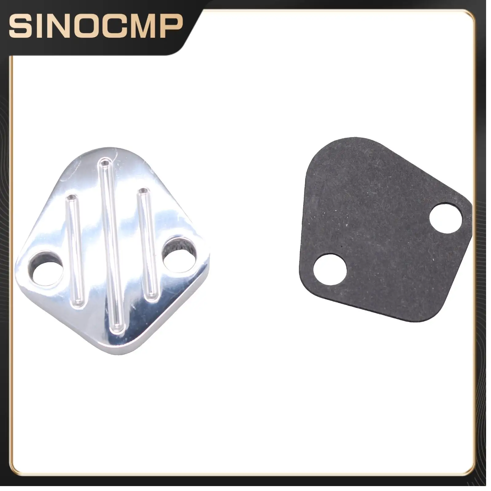 

Комплект блока топливного насоса для Ford Small Block 260 289 302 351 Вт, полированный алюминий