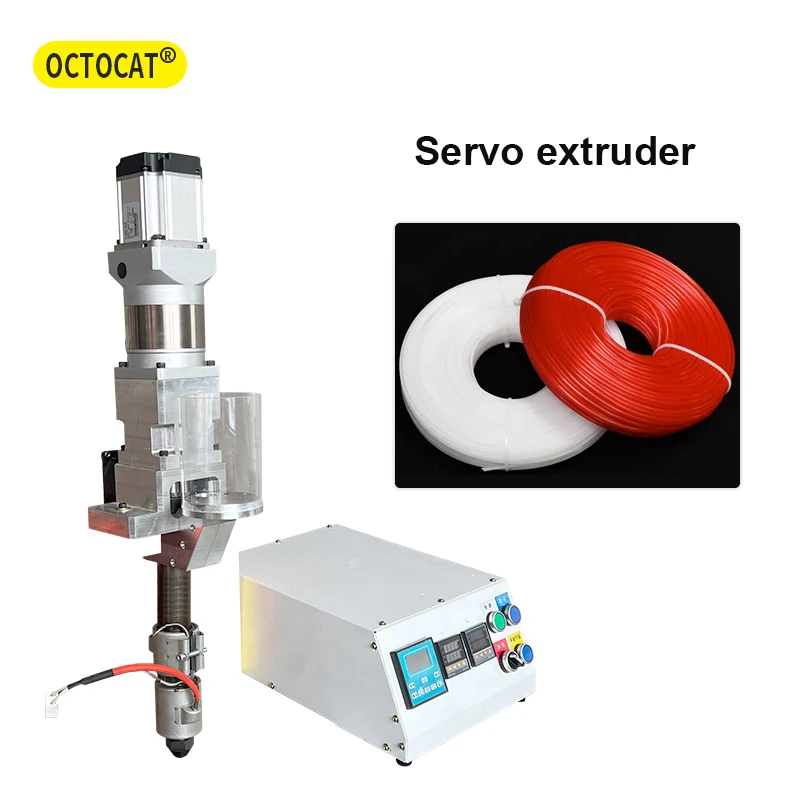 Electric 3D Printing Extruder 4kg/h Vertical Extruder 1200W Injection Molding Machine Desktop Laboratory Plastic ABS PP Extruder