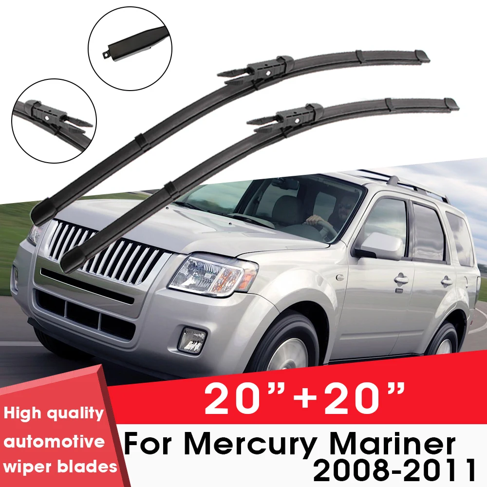 

BEMOST Car Wiper Blades Front Window Windshield Rubber Refill Wiper For Mercury Mariner 2008-2011 20"+20" Car Accessories