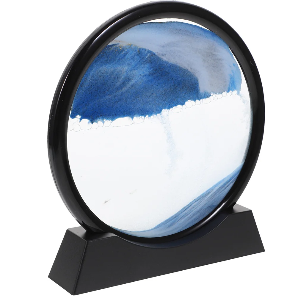 

3D Sandscapes Decor Moving Sand Art Picture Frame Desktop Home Office Decoration Liquid Motion Wall Art For Living Room
