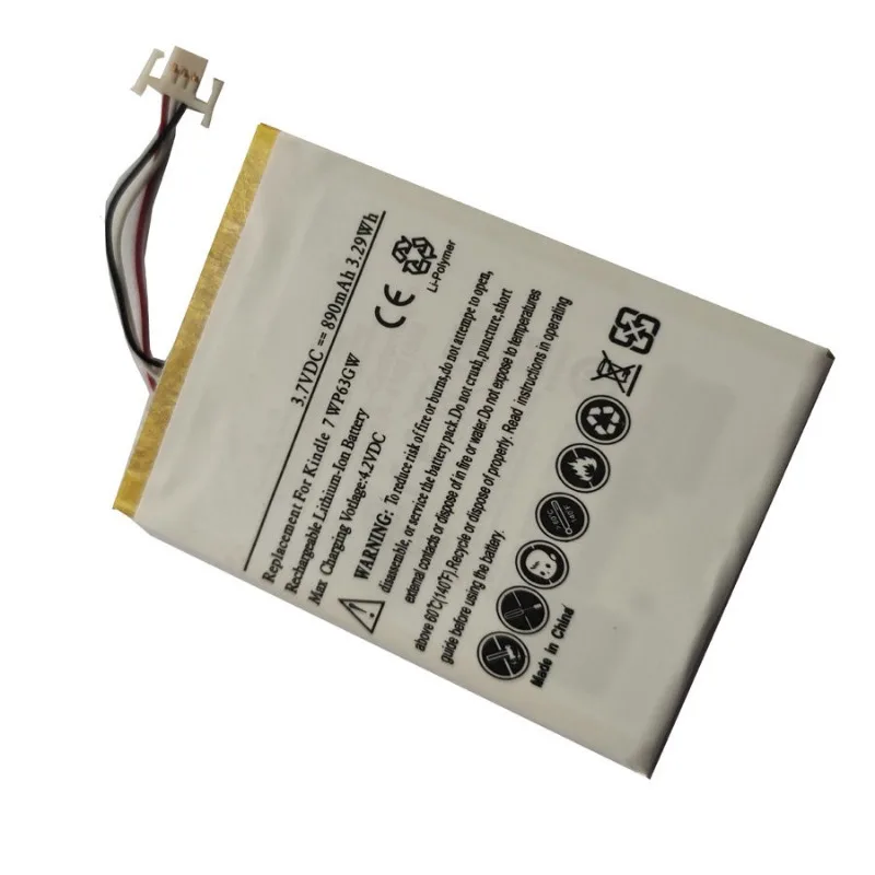 MC-265360-03 58-000083 Battery 3.7V 890mAh for Amazon Kindle 7 WP63GW E-reader High Quality Replacement Battery