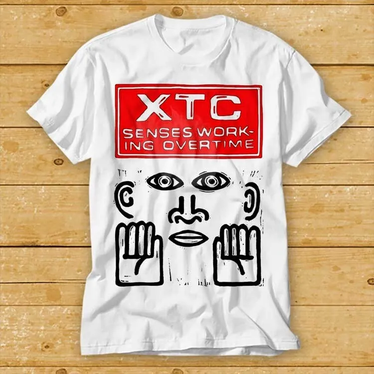 Xtc Senses Working Overtime T Shirt New Wave Rock Music Funny Movie Cool Meme Top 2290