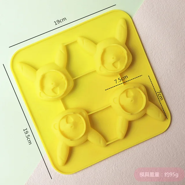 Kawaii Pokemon Cartoon Cookies Mold Figure Toys Pikachu Reusable Diy Baking Tools Pikachu Cakes for Party Christmas Gift