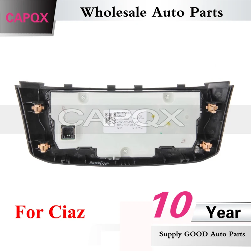 CAPQX Automatic Air Conditioner Switch Panel For Suzuki Ciaz S-Cross Vitara A/C Heater Temperature Switch Air Condition Button