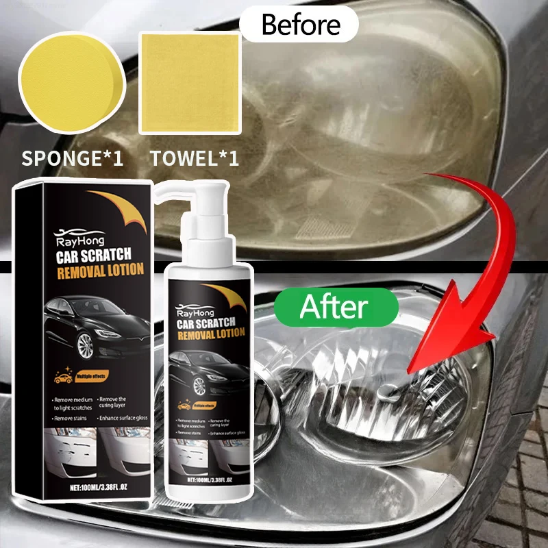 

Средство для удаления автомобильных царапин, инструменты для ухода за краской, паста для полировки автомобиля с губкой, шлифовальный состав для кузова, набор для ухода за краской с воском против царапин