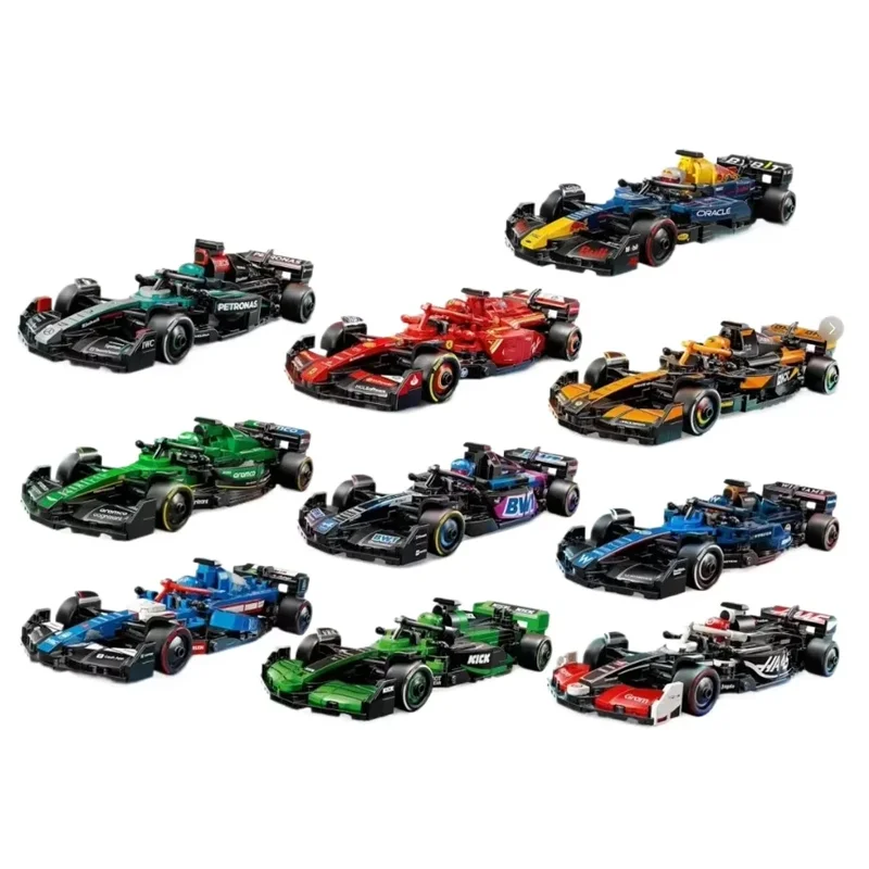 2025 nouveau modèle en stock 77242-77251 blocs de construction de supercar de vitesse, 10 jouets, décoration de la maison, cadeau de noël 2601 pièces