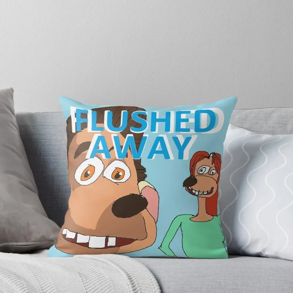 Flushed Away MS paint Artwork Throw Pillow Sofa Cushions Covers Decorative Pillow Covers For Sofa covers for pillows Pillow