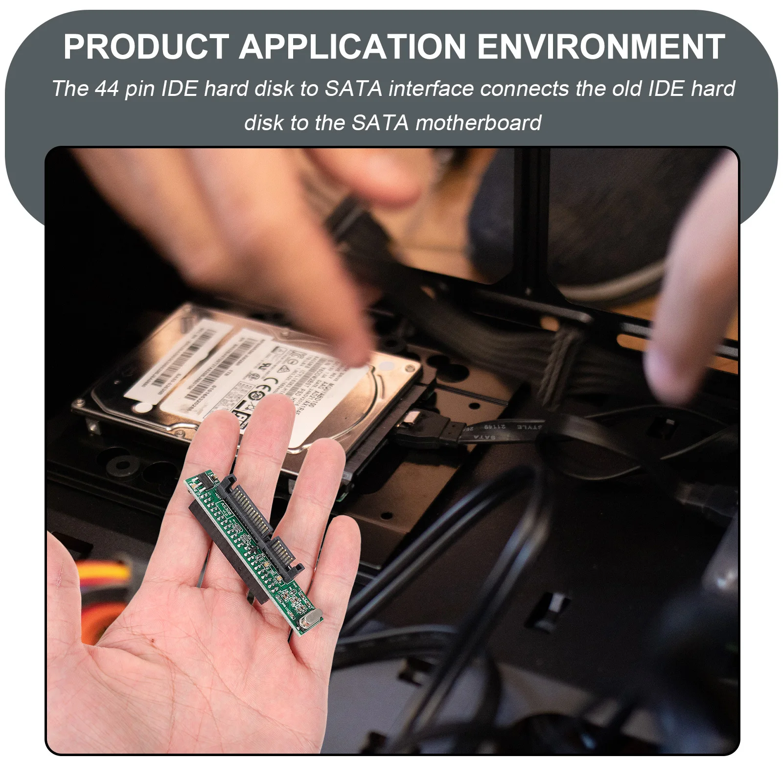 

to Adapter 2.5-Inch to 44pin Converter for Hard Drive Interface Computer Accessory Computer Accessory