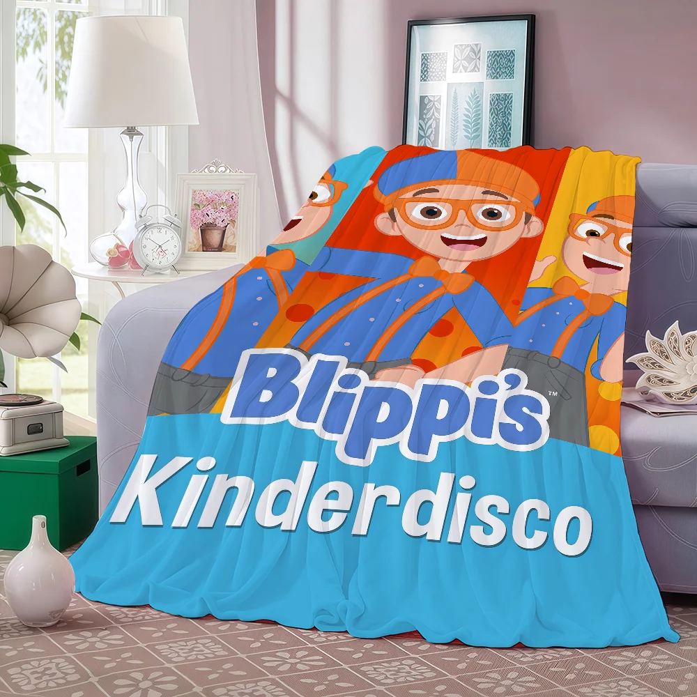 

Обучающее одеяло с рисунком Б-Блипи, теплое и мягкое, подходит для спальни, гостиной, дивана-кровати, офиса, путешествий, кемпинга