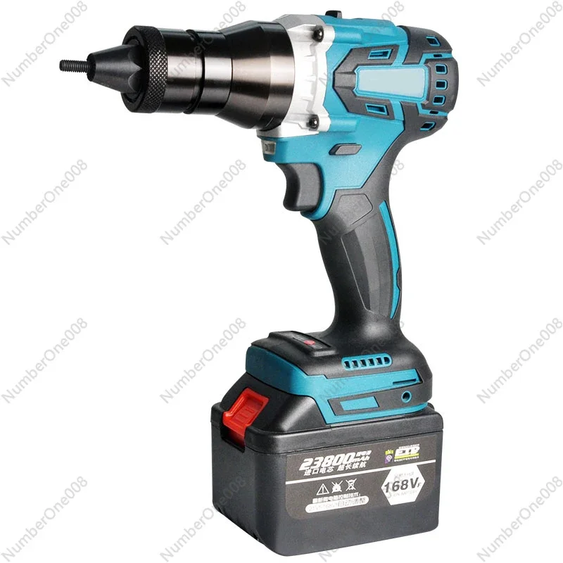 Riveter Gun Brushless Electric Press Gun Electric Full-automatic Rivet Nut Rivet ool M3-M12