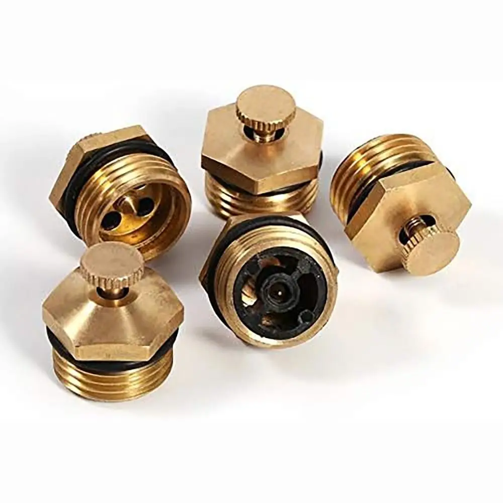 Brass Atomizing Sprinkler Nozzle Garden Irrigation Adjustable Misting Nozzle Drip Irrigation Garden Watering