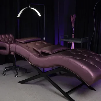 CHKJ Customizable White Metal Eyelash Eyebrow Bed  Modern Design for Facial Beauty Salon Hospital Use