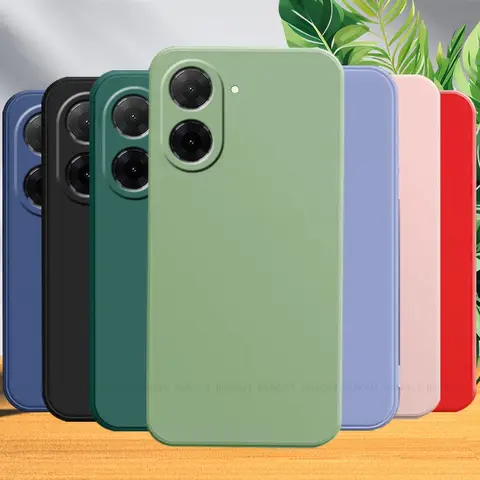 For Redmi A5 Case Cover Xiaomi Redmi A5 Capas Shockproof Phone Bumper Back Original Liquid Silicone Square Fundas Redmi A5 A 5