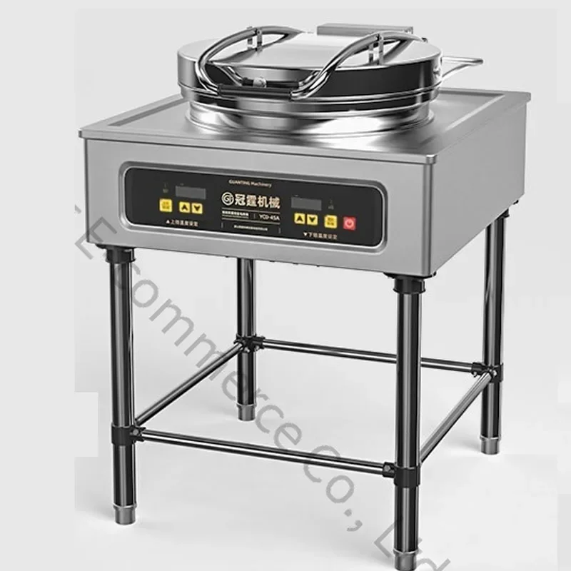 Automatic Smart Temperature-Controlled Pancake Maker / Commercial 220V Electric Griddle (2.8cm Depth)