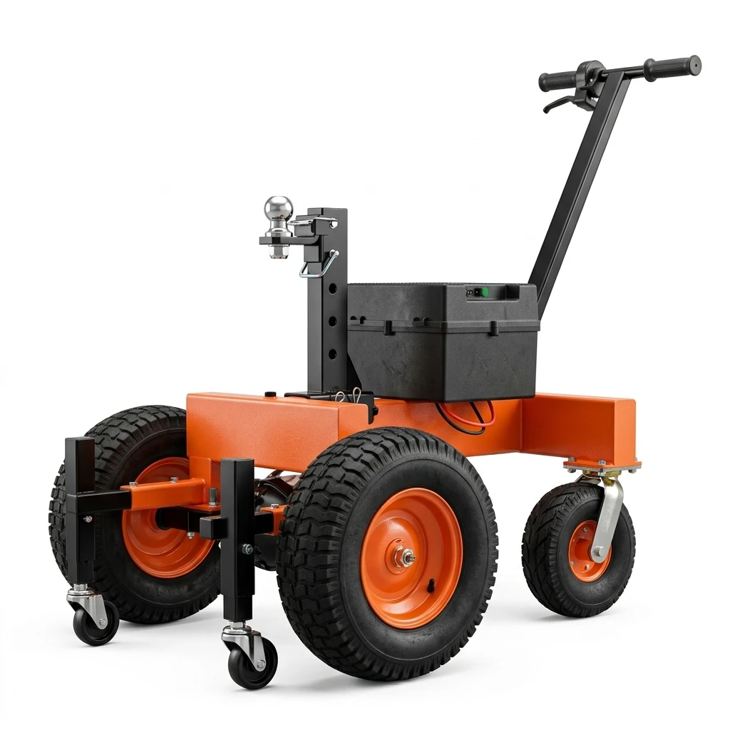 Electric Trailer Dolly, 3000KG 7000LBS Motorized Hitch, 800W Power Mover for Caravan Boat, Heavy Duty Tool for Camping