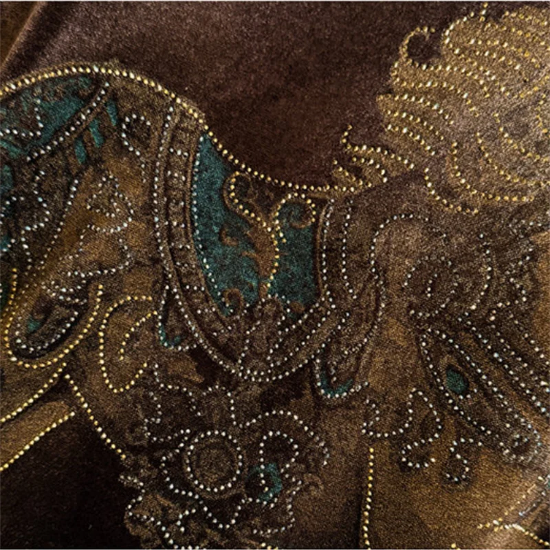 

Футболка со стразами и принтом лошади для мужчин, повседневная трендовая осенняя качественная бархатная мягкая удобная тонкая футболка Camisetas De Hombre