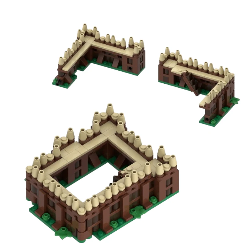 Spot MOC-223085 216945 Castle DIY Small Particle Assembly Building Blocks Puzzle Toy Model Gift Set Ornament