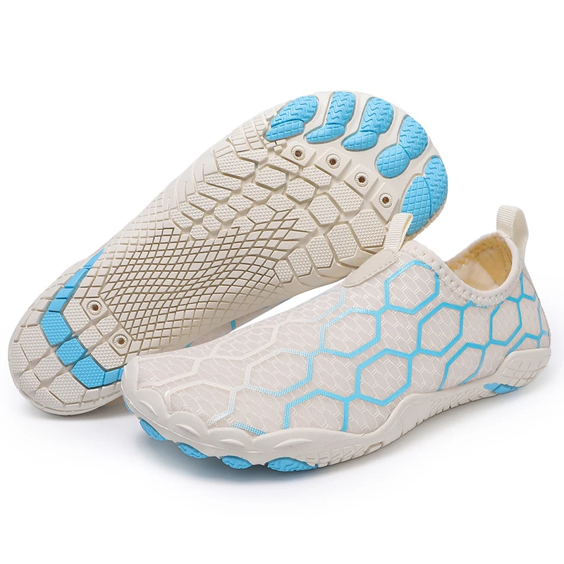 Men Women Barefoot Aqua Shoes With Drainage Holes Beach Swimming Shoes Anti-Slip Fishing Footwear Couple Gym Sneakers Yoga Shoes