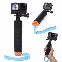 Water Floating Hand Grip Handle Mount Float Accessories for Gopro Hero 12 11 9 8 7 5 Xiaomi Yi 4K Sjcam DJI Osmo Action Camera