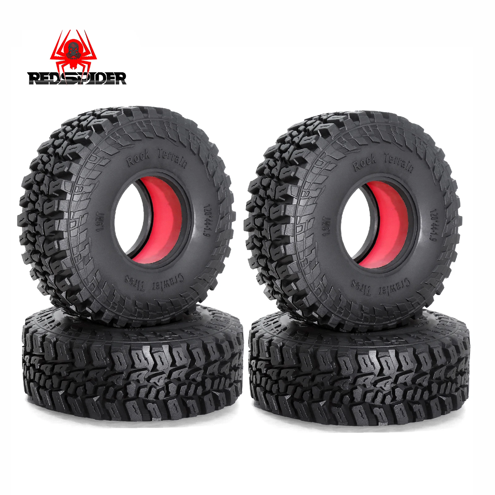 

4PCS 1.9 Rubber inner liner Wheel tire for RC Crawler Car Axial SCX10 90046 TRX4 FCX10 Redcat Gen8