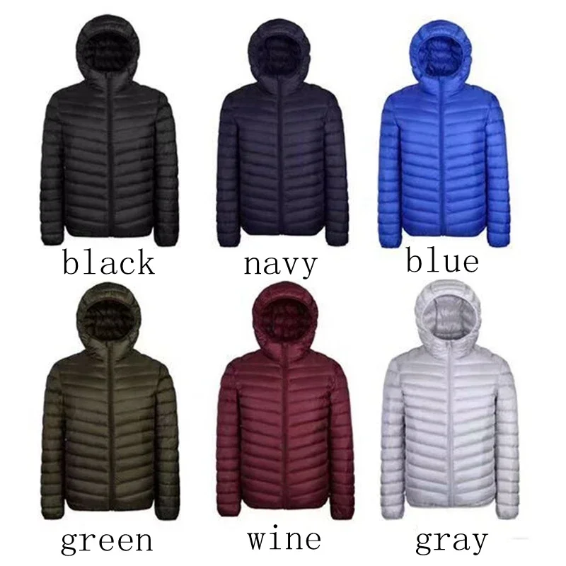 90% White Duck Down Super Light Down Jacket Men's Lightweight Thermal Coat Hooded Feather Coat Down Jacket Men's 2027 New