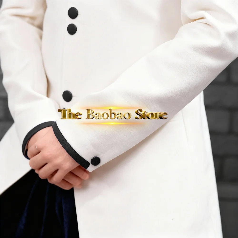 เสื้อเชอร์วานีสีขาวสำหรับผู้ชา - Men'S Fashion Xmas Party บทวิจารณ์และราคา