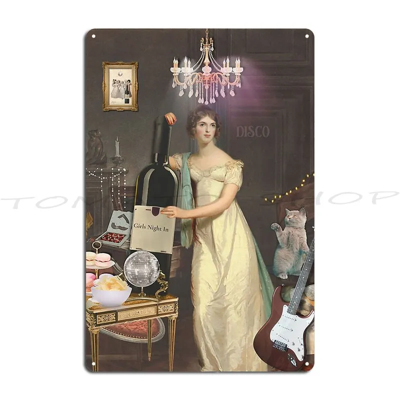 Yourself A Drink, Put On Some Lipstick And Pull Yourself Together  Metal Signs Mural Pub Pub Club Iron Tin Sign Poster