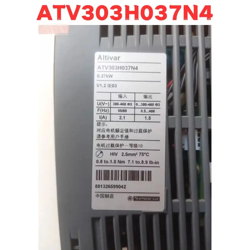 Inversor ATV303H037N4 usado probado OK