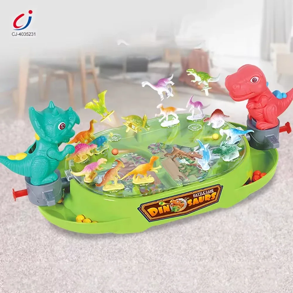 Kids Dinosaur Board Game Tank Catapult Ball  Interactive Competitive Educational Toys Two players interactive juegos de mesa