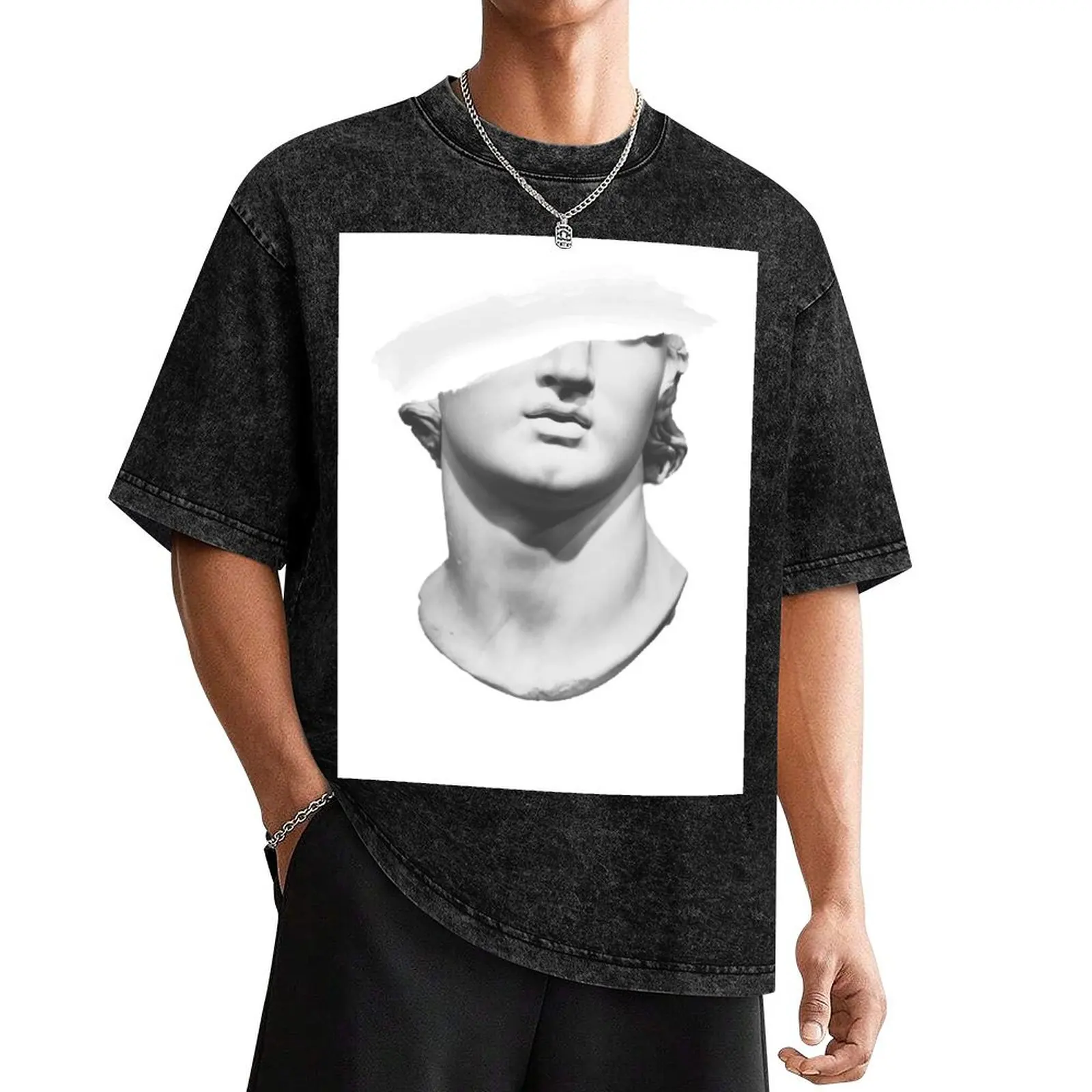 David Statue Head, Rome statue, David, Greek mythology art, Bust statue, Aesthetic Room Decor, Marble Sculpture T-Shirt