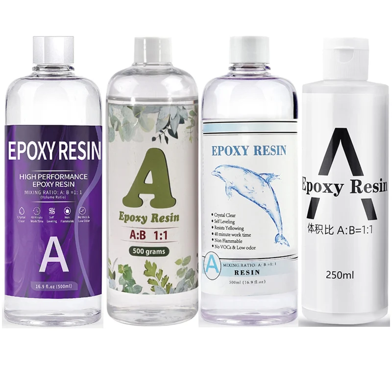 Clear 1:1 Epoxy Resin Glue Kits High Adhesive Crystal Hardener DIY Epoxy Resin Mold Jewelry Making Accessories AB Resin Glue