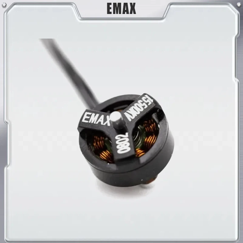 

EMAX 0802 15500KV 1,5 мм бесщеточный двигатель для гоночного дрона в помещении/Tinyhawk S Performance запасная часть для радиоуправляемых дронов