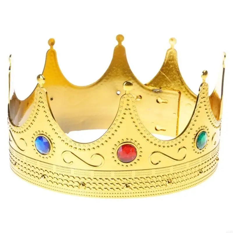 King Crown for Kids Royal Princed Costume Royal King Crown Size Fit Most