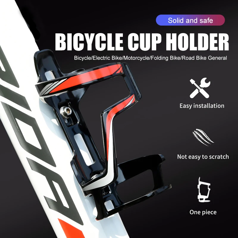 MTB Road Bike Bracket Aluminum Alloy Adjustable Strong Bike Water Bottle Cage Bicycle Bottle Holder