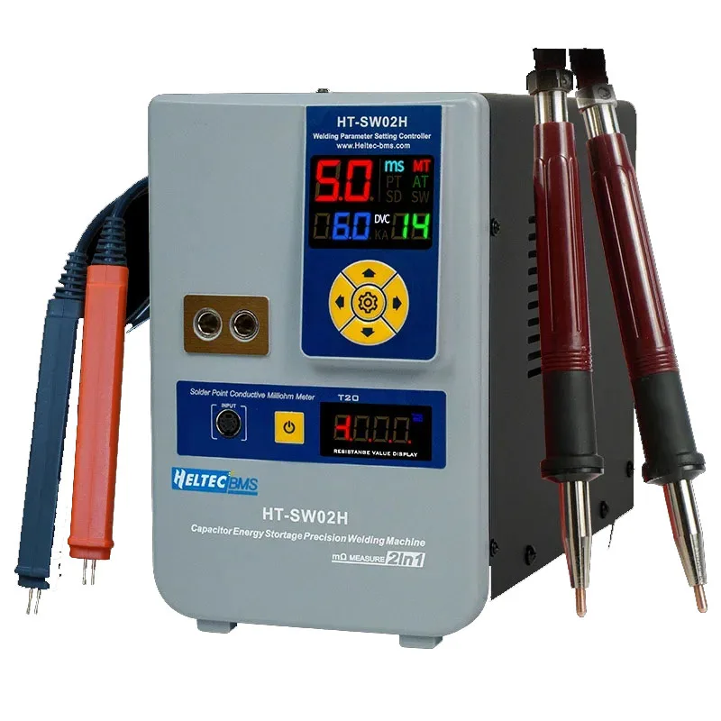 Spot Welder, Dual Mode Spot Welding, Portable Mini Ultra Low Loss Spot Welder, 42 KW 7000A Capacitor Energy Storage Pulse Weldin