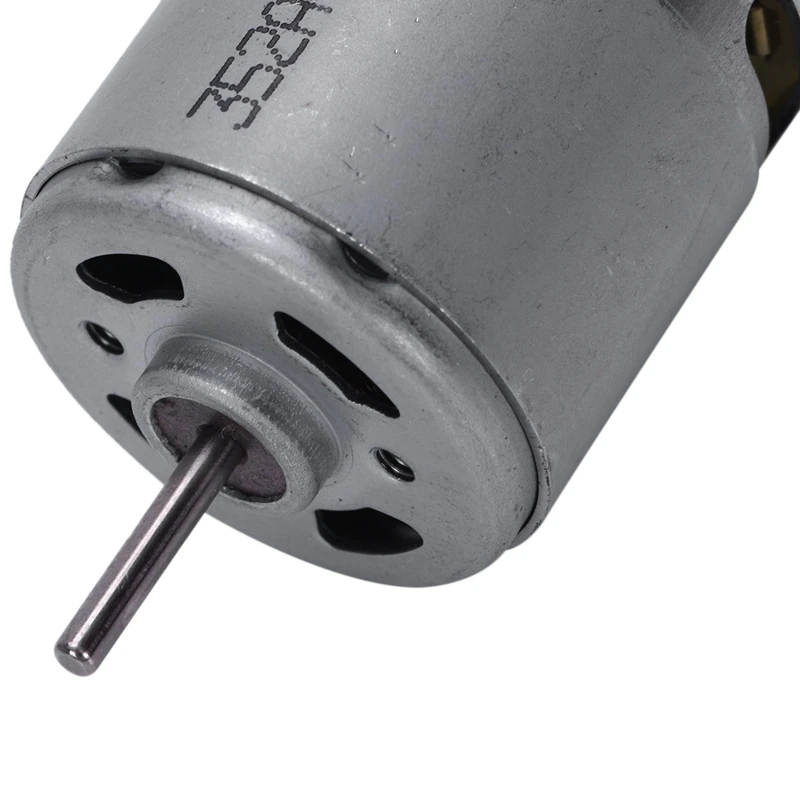 Micro Motor RS380 DC, 1,5-18V, 30000RPM, 38x28mm, para juguetes modelo RC DIY, plateado