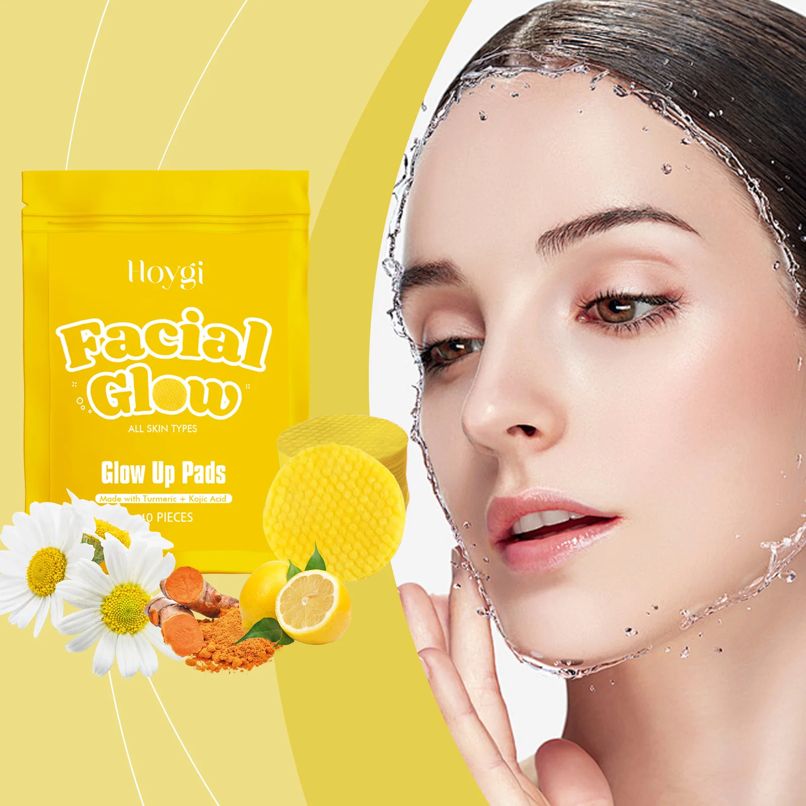 

Turmeric Cleansing Gasket, Gently Cleanses Facial Skin Improves Dull Skin Cleansing Soothing Nourishing Improve Skin Quality