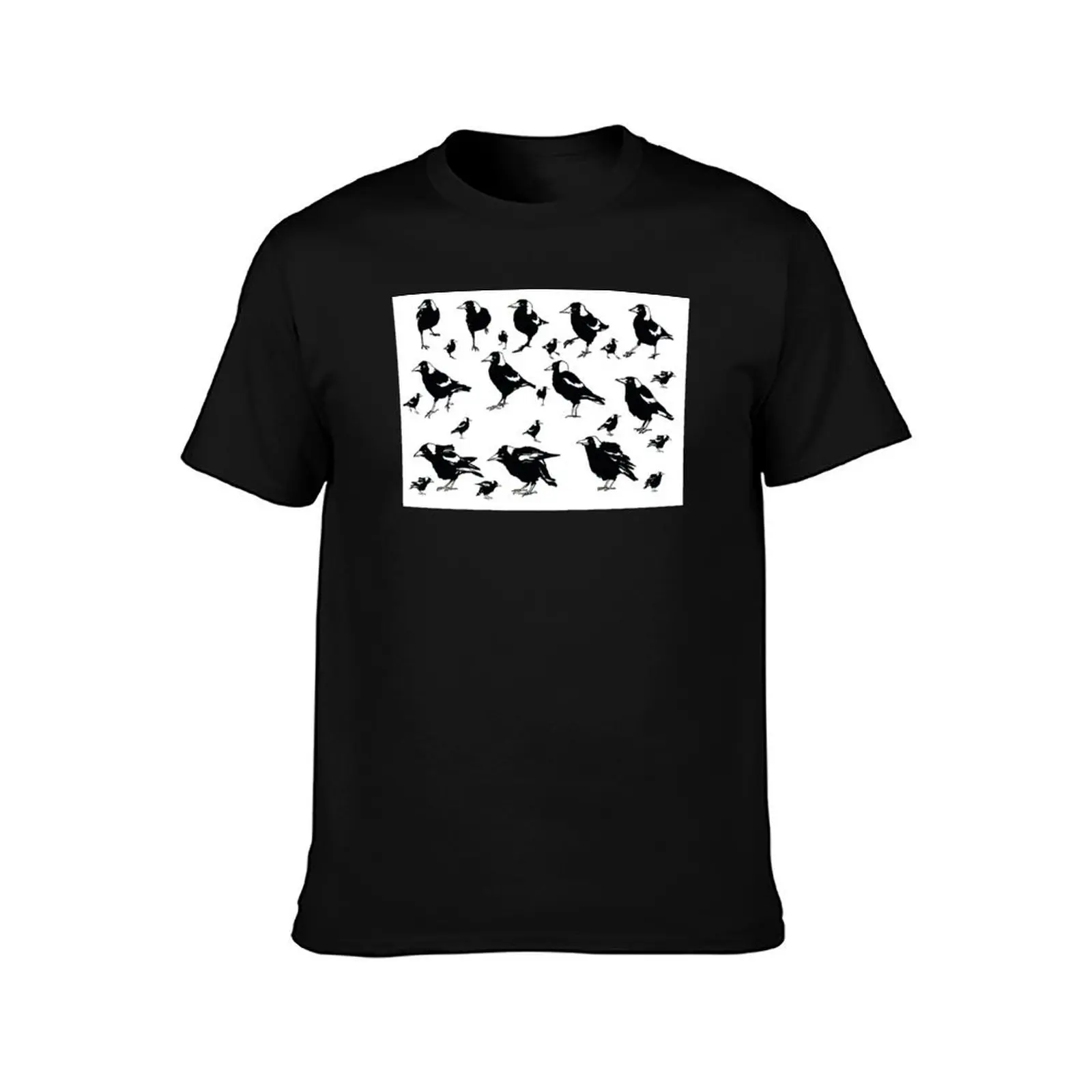 Magpie shuffle T-Shirt Moisture Wicking Quick Dry Tee T-Shirt