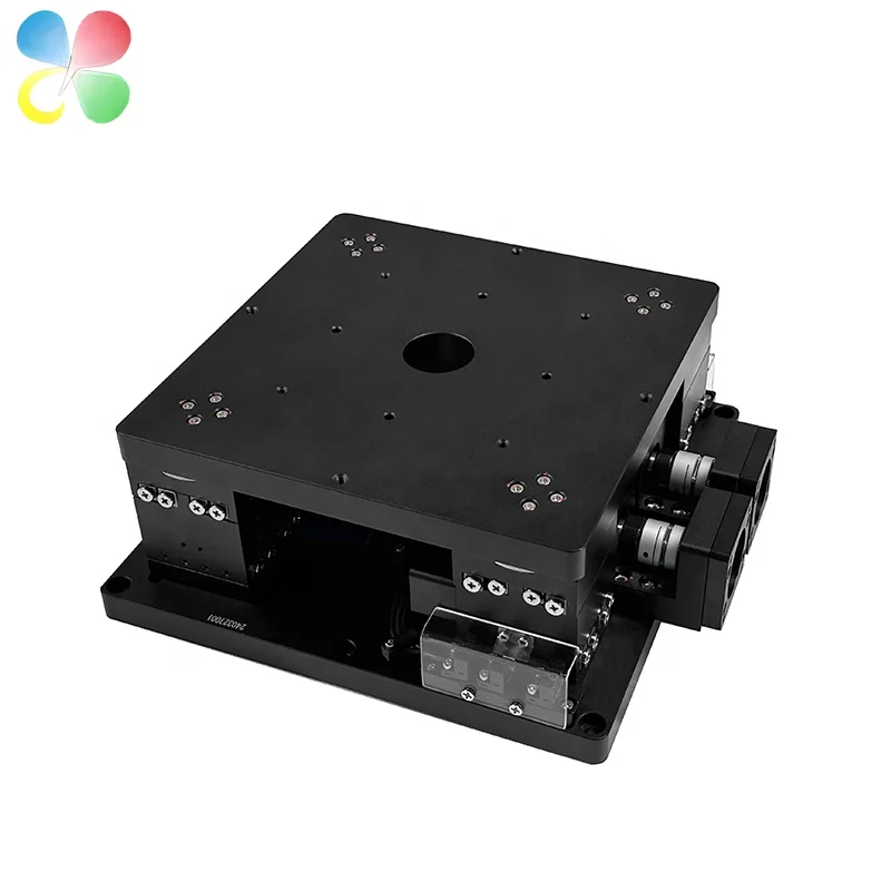 C&K JMA-200-B7 High Quality Motorized Stage UVW 200mm 30 KG Capacity Electric Alignment Stage Motorized Positioning Stage
