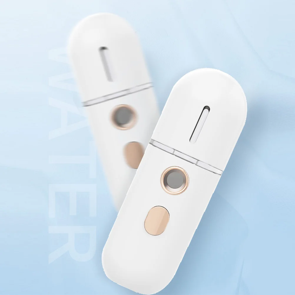 

1 set Handheld Cooling Beauty Device 12Ml Water Tank Nano Mist Sprayer For Acne Blackhead Dry Skin Portable Facial Steamer Mini